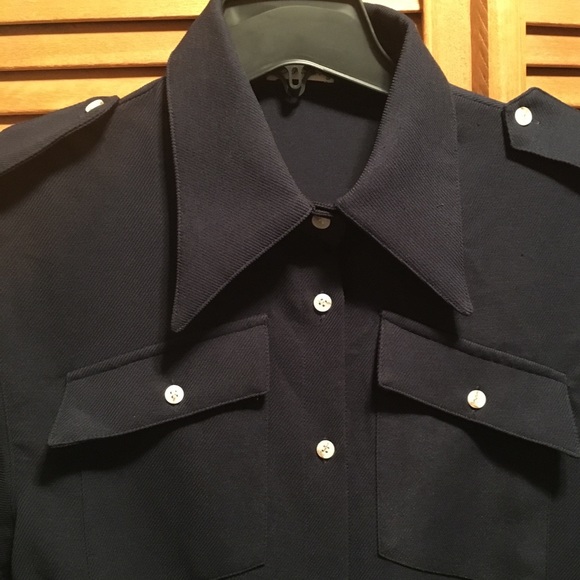 Classy Navy Blue Dress - Picture 4 of 8